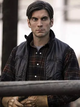 Wes Bentley Yellowstone Black Vest front
