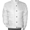 Winter House Alo’s White Puffer Jacket