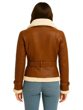 Women’s Shearling Brown Jacket