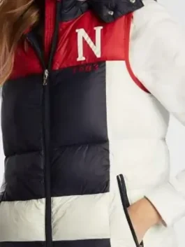 Women's Hooded Puffer Vest front