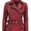 Womens-Red-Lambskin-motor-Leather-Jacket