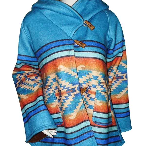 Shop Beth Dutton Blue Poncho Coat Western Style Icon