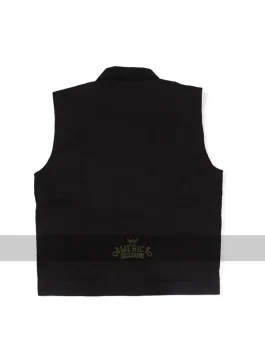 Yellowstone John Dutton Wool Vest (back pose)