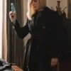 Yellowstone S04 Kelly Reilly Black Trench Coat