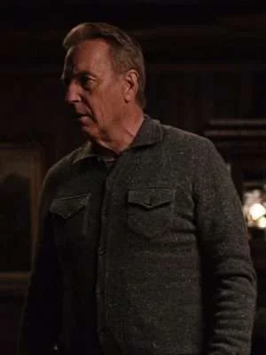 John Dutton Yellowstone S04 Grey Cardigan
