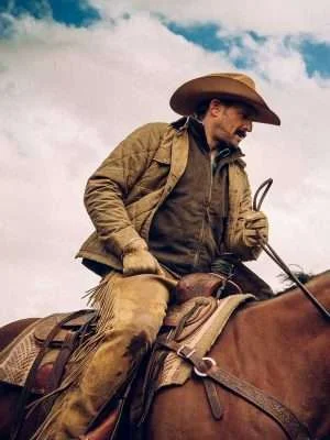 Alternative view of Yellowstone Josh Lucas Quilted Jacket