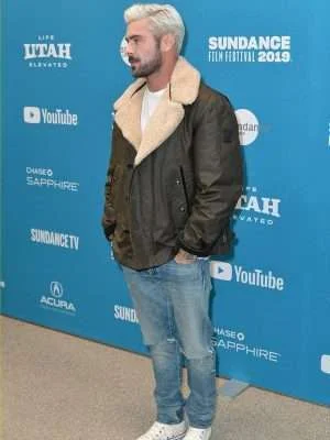 Zac Efron Shockingly Evil and Vile Event Jacket