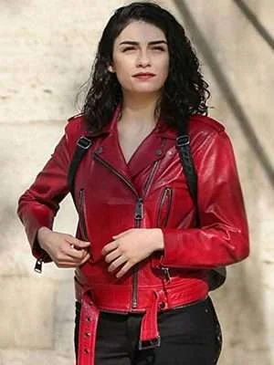 The Protector Zeynep Erman Red Jacket