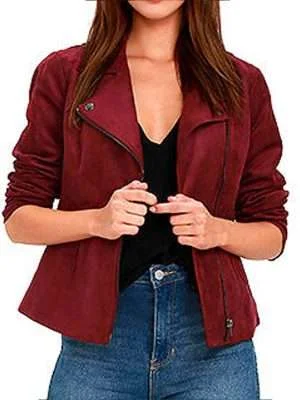 Alternative view of Arrow S05 Willa Holland Red Jacket