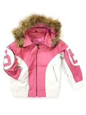8 Ball Pink Hooded Jacket