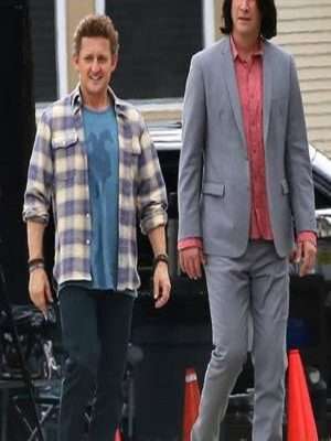 Alternative view of Bill And Ted Face The Music Logan Grey Suit