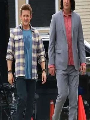 Alternative view of Bill And Ted Face The Music Logan Grey Suit