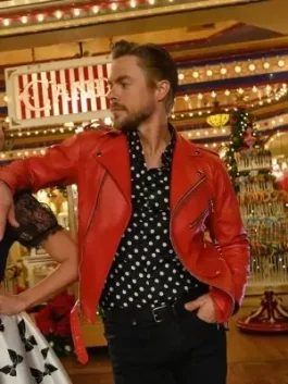 disneys-magical-holiday-celebration-derek-hough-leather-jacket