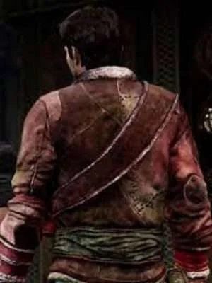 Alternative view of Uncharted Nathan Drake Brown Jacket