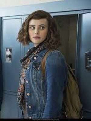 Alternative view of Hannah Baker 13 Reasons Why Blue Jacket
