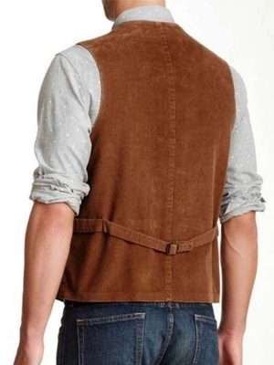 Alternative view of Newt Scamander Fantastic Beast Brown Vest
