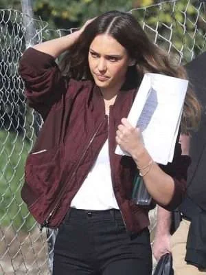 Alternative view of L.A.’s Finest Jessica Alba Bomber Jacket