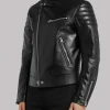 men-black-padded-sleeves-leather-jacket