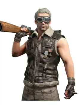 men-pubg-brown-leather-vest