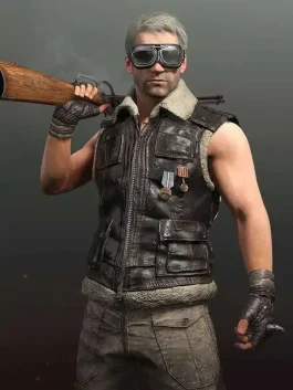 men-pubg-brown-leather-vest