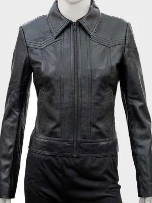 You S02 Candace Stone Leather Jacket