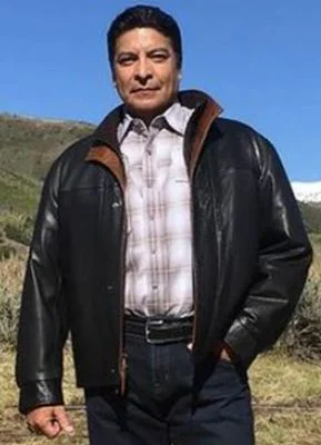 Gil Birmingham Yellowstone Brown Leather Jacket