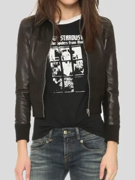 womens-black-leather-bomber-jacket