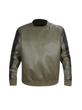 VMAs 22 D2 The LBC Snoop Dogg Leather Track Suit front pose