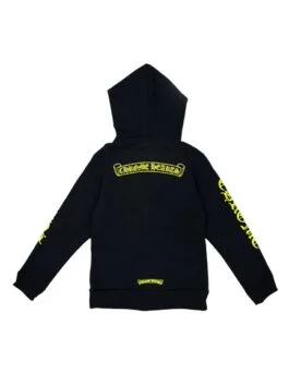 Sweatshirt Kids Scroll Logo Zip Up Hoodie