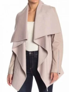 Last Man Standing Amanda Fuller Drape Coat