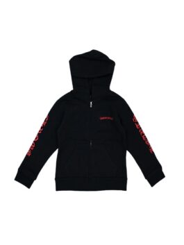 Sweatshirt Kids Scroll Logo Zip Up Hoodie
