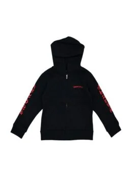 Sweatshirt Kids Scroll Logo Zip Up Hoodie