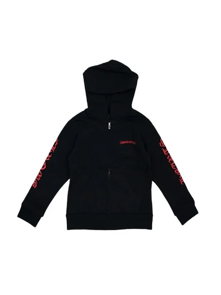 Sweatshirt Kids Scroll Logo Zip Up Hoodie