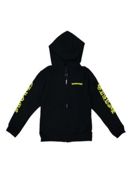 Sweatshirt Kids Scroll Logo Zip Up Hoodie