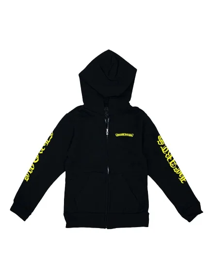Sweatshirt Kids Scroll Logo Zip Up Hoodie
