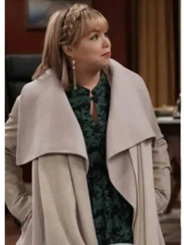 Last Man Standing Amanda Fuller Drape Coat
