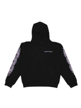 Luxury Flower Shoulder Logo Hoodie