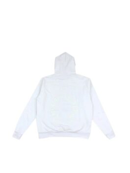 White Glow in the Dark Horseshoe Hoodie