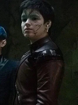 Alternative view of Star Trek Discovery Blu Del Barrio Brown Jacket