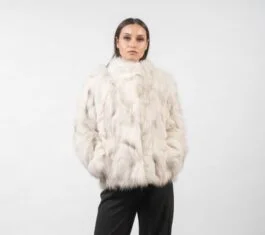 Alternative view of Women Premium Fox Fur Short Collar Jacket