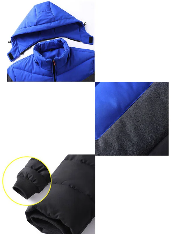 Hoodie Bubble Puffer Jackets For Men - Image 3
