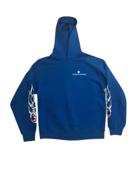 Fashion Blue Matty Boy Space Hoodie front