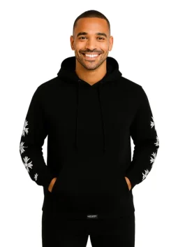 Floral Certified Chrome Black Hoodie