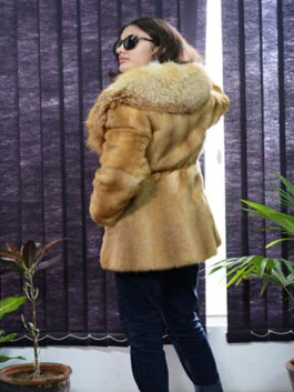 Grace Marmot Fur Coat