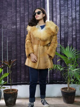 Grace Marmot Fur Coat 3