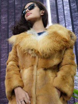 Grace Marmot Fur Coat 4