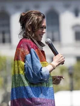 Kamala Harris Colorful Jacket