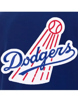 Los Angeles Dodgers RoyalWhite Jacket front