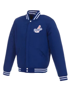 Los Angeles Dodgers RoyalWhite Jacket pose