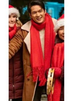 Love Hard 2021 Owen Lin Fur Coat